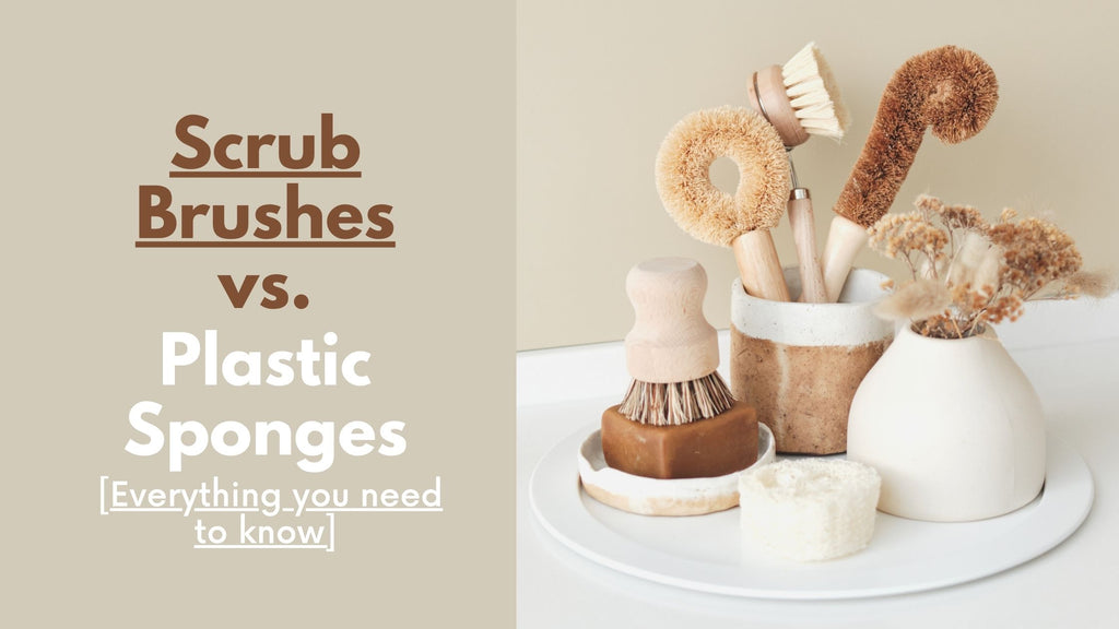 Kitchen Dish Brush Set Deep Cleaning Scrub Brushes Kit with