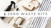 5 Zero Waste Kit to Overhaul Your Daily Routines