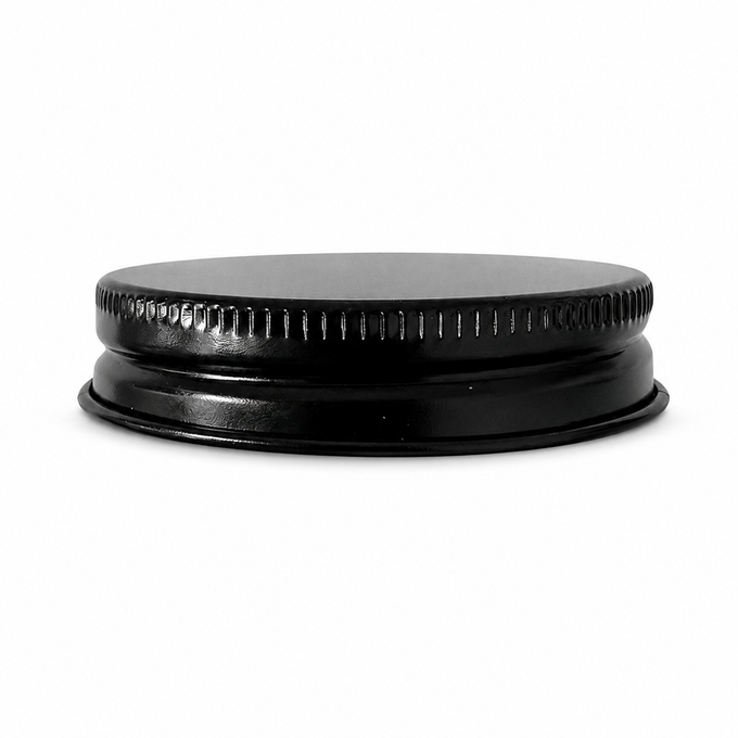 53-400 Black Aluminum Caps with PE Foam Liner – Bulk Clearance