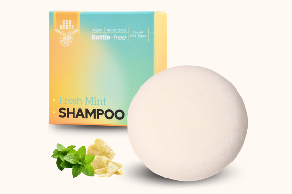 fresh mint shampoo bar