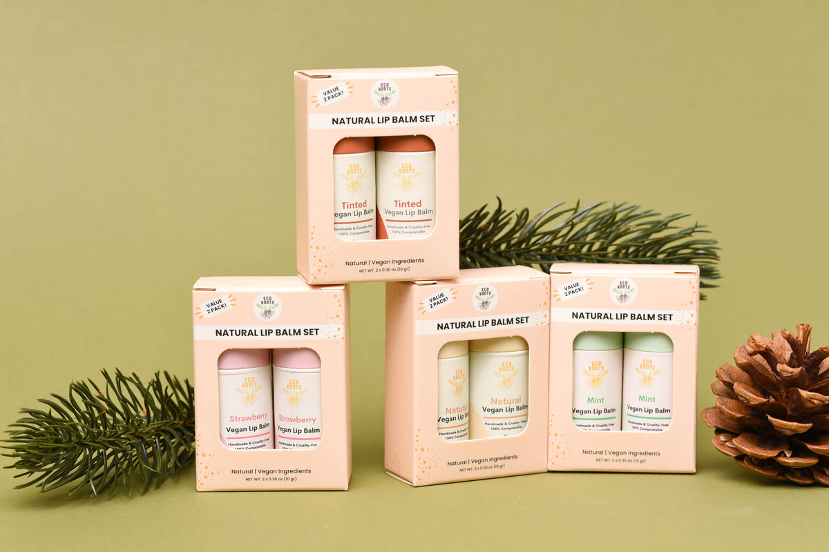 Vegan Lip Balm Set – EcoRoots