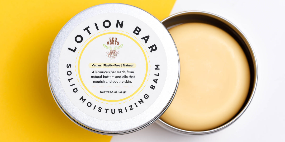 Organic Solid Lotion Stick, Body Butter Bar, Body Moisturizer