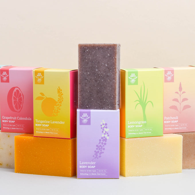 Floral Soap Bundle - Pack of 6 Natural Soap Bars