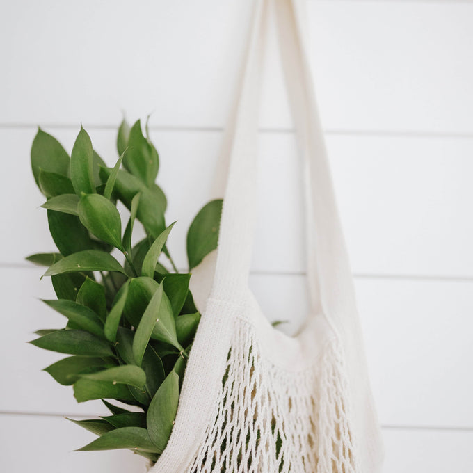 Organic Cotton String Shopping Bag
