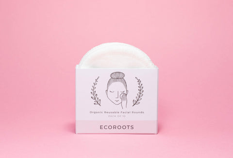 Organic Reusable Cotton Rounds - Set of 10