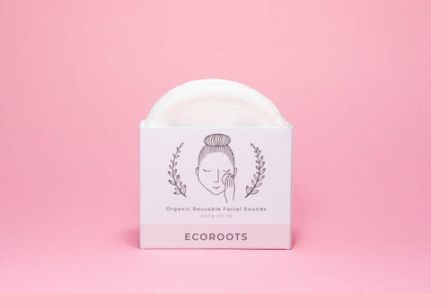 Organic Reusable Cotton Rounds - Set of 10 - Bundle soap