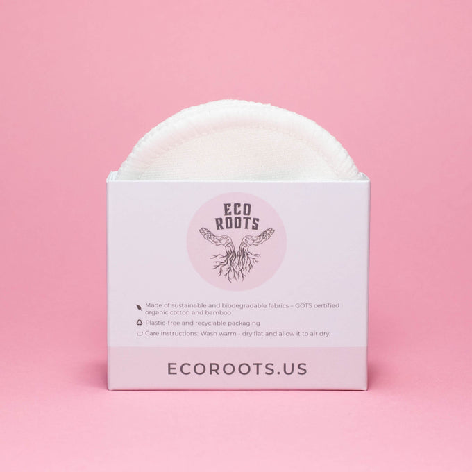 Ecopro Bamboo Cotton Facial Pad (Organic & Reusable) 8pcs/pk