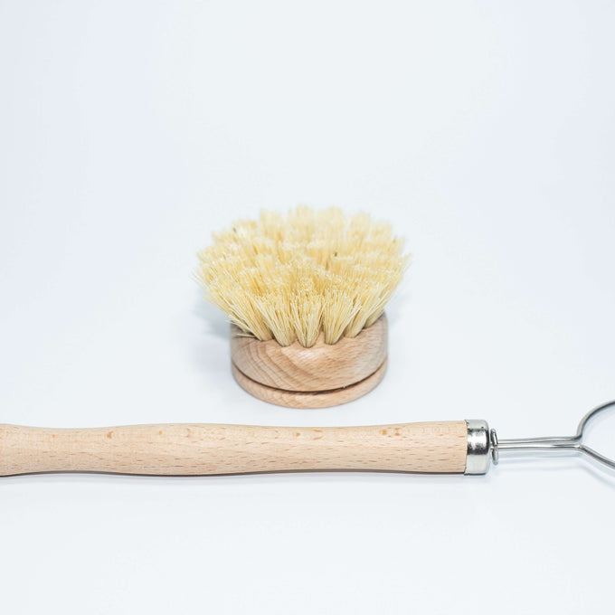 Long Handle Dish Brush with Replaceable Head – ROOT and SPLENDOR