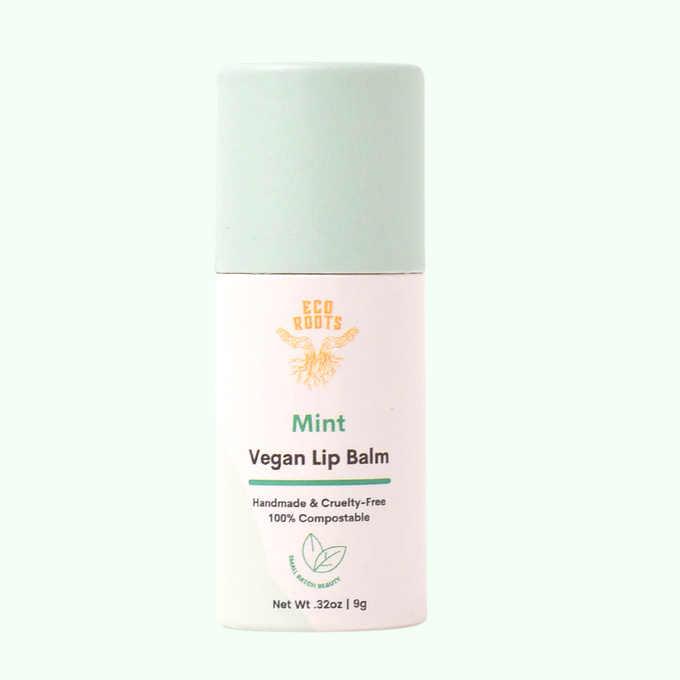 Eco Lips - Bee Free Vegan Lip Balm Sweet Mint - 0.15 oz.
