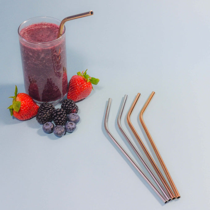 8'' Stainless Steel Straw – EcoRoots